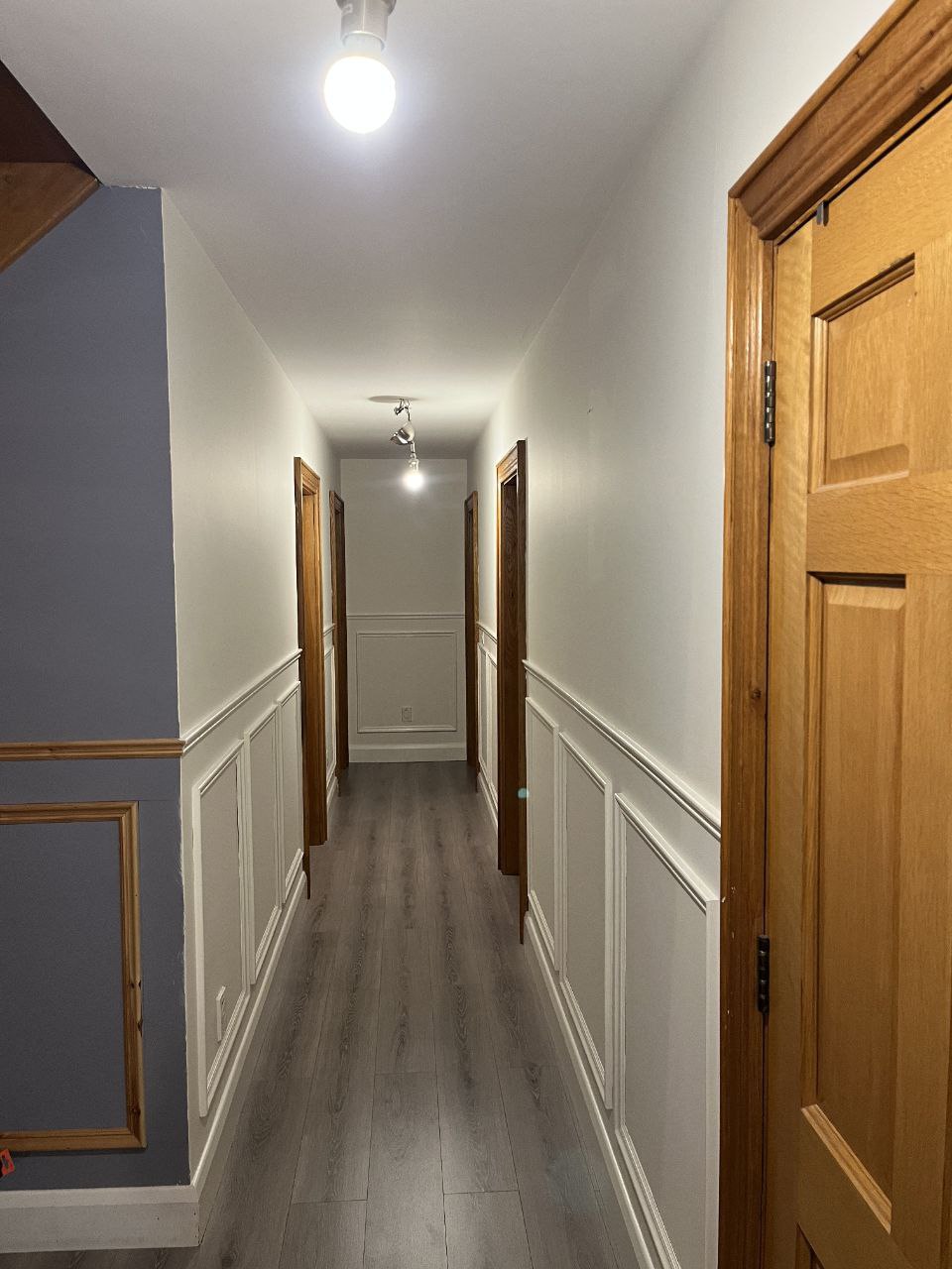 Interior painting after renovation